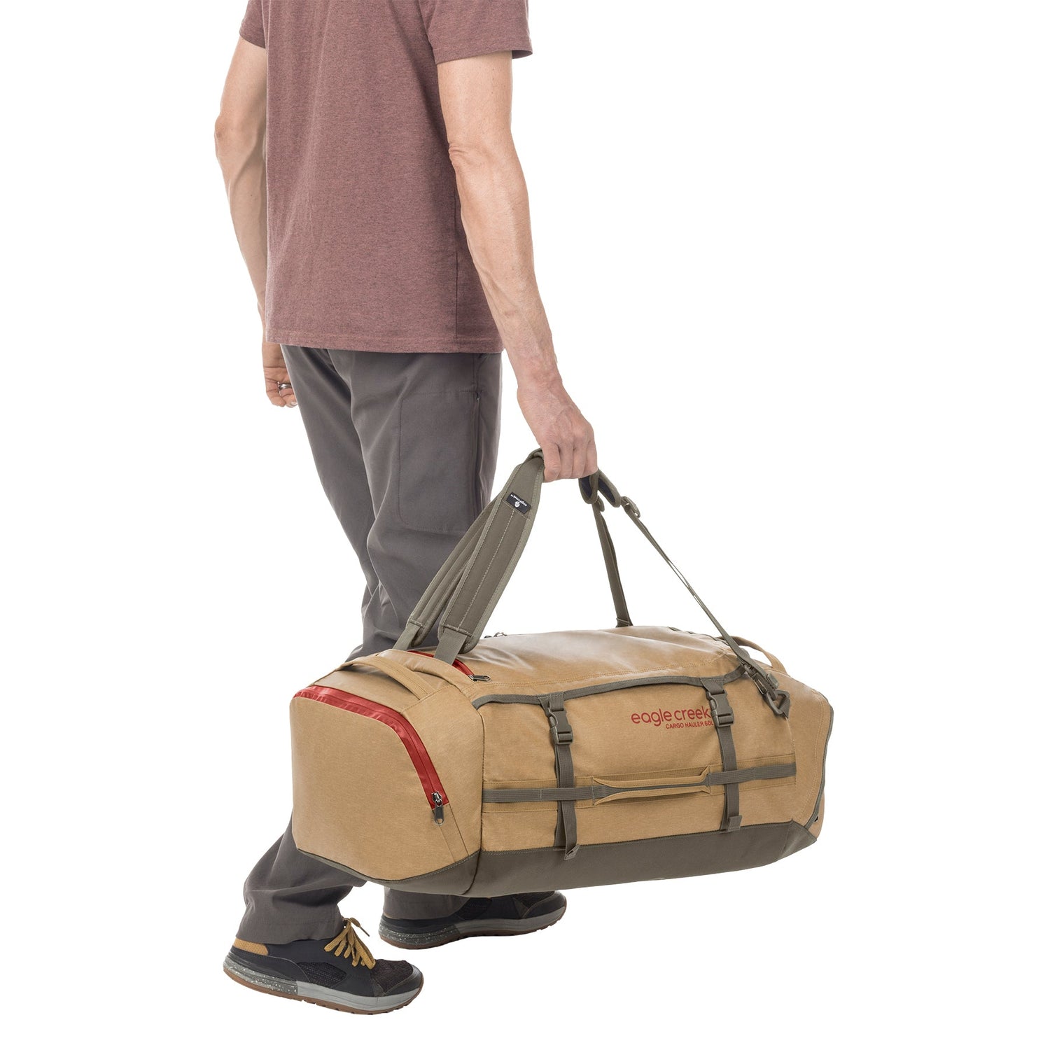 Cargo Hauler 60L Duffel Bag - Duffel Bag Carry Detail View 