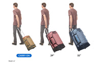 Cargo Hauler XT 21.5 Wheeled International Carry-On Duffel - Charcoal International Carry On Bag Size Eagle Creek View 14