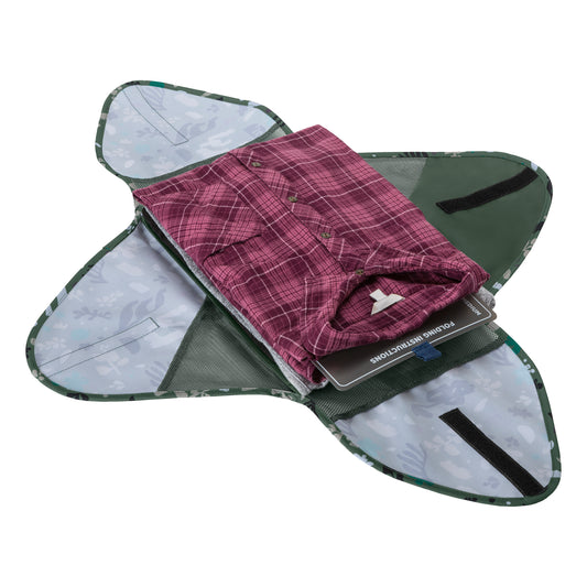 Pack-It® Reveal Garment Folder M - ROOTS & SHOOTS: DUCK GREEN