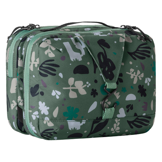 Pack-It® Trifold Toiletry Kit - ROOTS & SHOOTS: DUCK GREEN