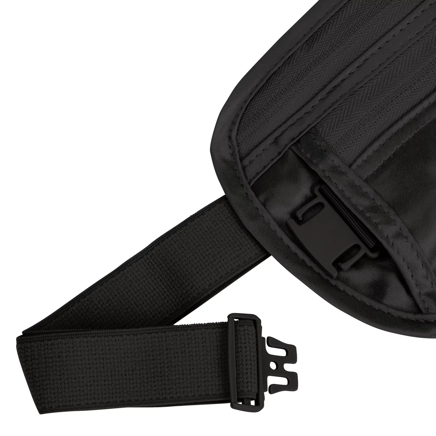 Silk Undercover Money Belt - Black Travel Belt for Money View 