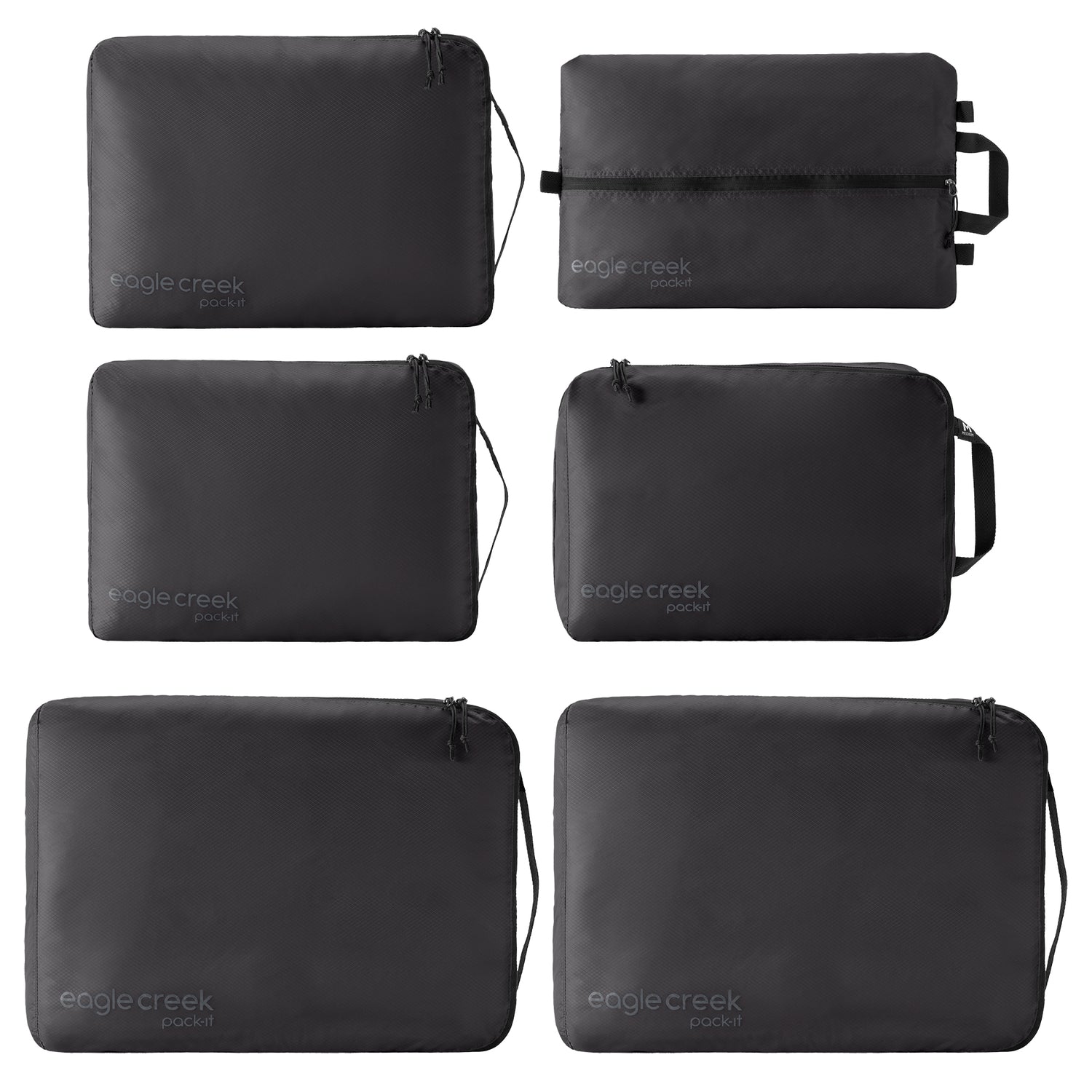 Pack-It® Isolate Extended Stay Set - Black Packing Cubes Eagle Creek View 