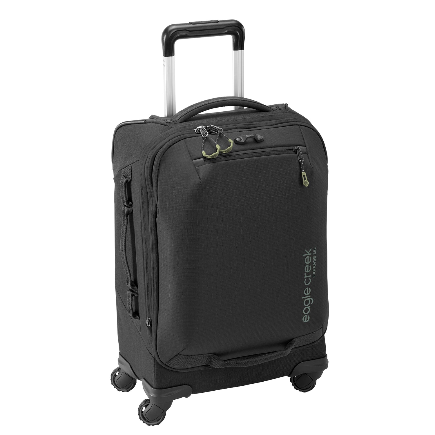 Expanse 4-Wheel 21.5 International Carry-On Luggage - Black International Carry On Size Eagle Creek View 