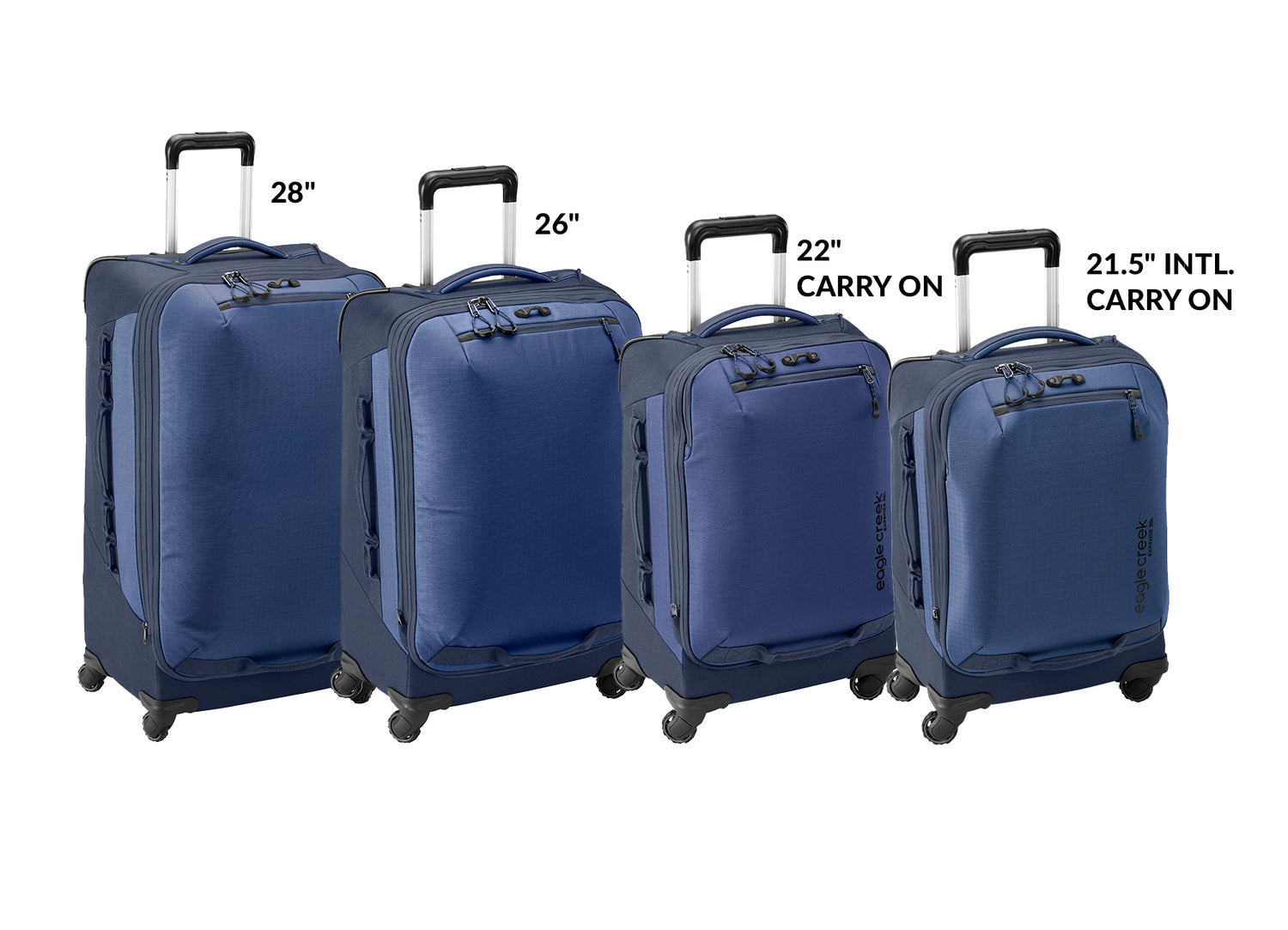 Expanse 4-Wheel 30 Luggage - Pilot Blue Best 4 Wheel Luggage View 