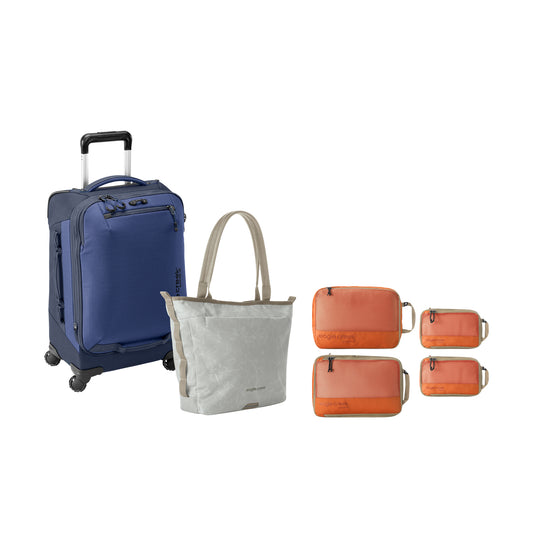 The Carry-On Bundle - PILOT BLUE / STORM GREY / MANDARIN