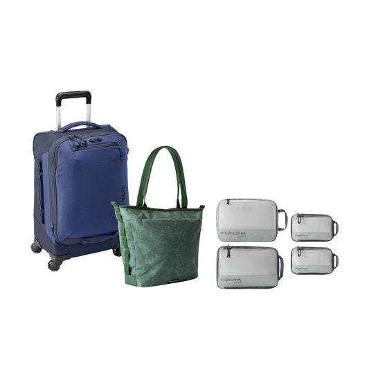 The Carry-On Bundle - PILOT BLUE / STORM GREY / MANDARIN